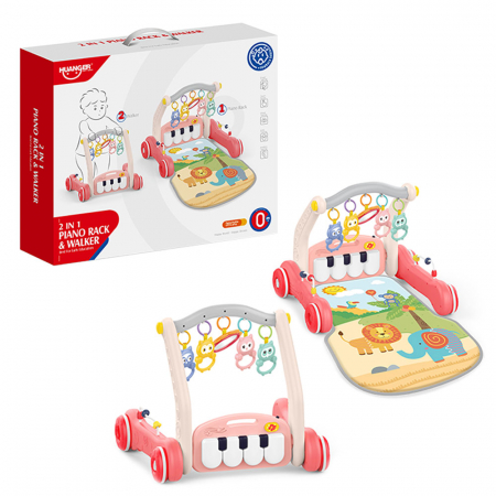 Premergatoare si antemergatoare bebe - Antemergator Bebe si Covoras Muzical – 2 in 1