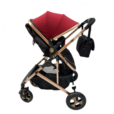 Carucior copii 2 in 1 - Model Rosu [3]