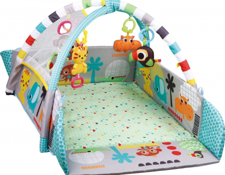 Saltele interactive - Salteluta interactiva 5 in 1 bebe verde