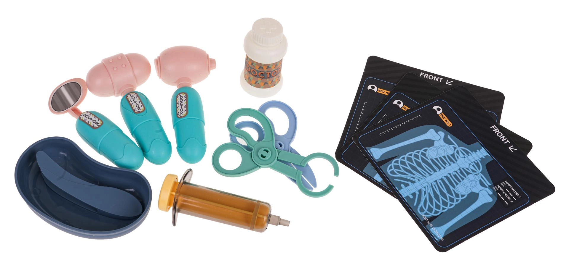 Set Doctor pentru Copii cu Carucior Medical, 26 Accesorii, ECG, Lumini si Sunete [3]