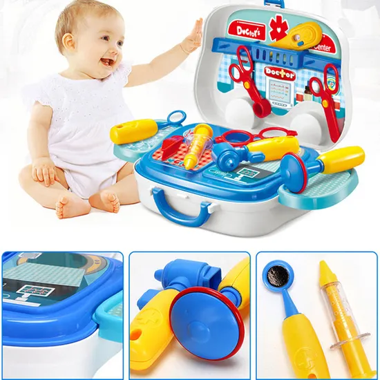 Set de Joaca Doctor in Gentuta, 13 Piese, cu Instrumente Medicale si Accesorii [2]