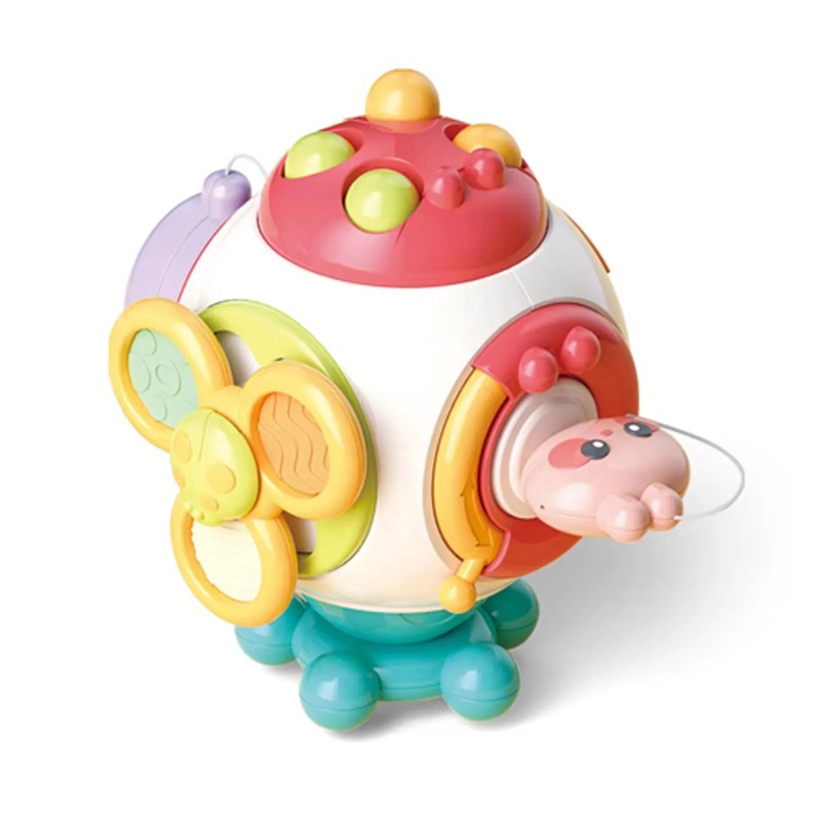 Jucarii Montessori - Minge interactiva cu activitati pentru copii