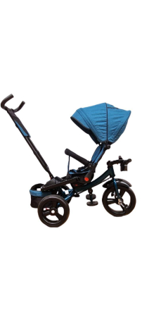 Tricicleta Evolutiva 4 in 1 cu Scaun Reversibil, Maner Parental, 8 Luni+, Albastru [3]