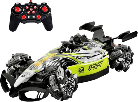 Copii 4 ani+ - Masina cu Telecomanda pentru Drift si Cascadorii, Verde