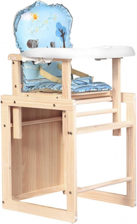 Scaun de Masa bebelusi 2 in 1 din Lemn [2]
