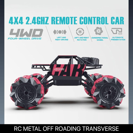 Masina cu Telecomanda 4x4 pentru Drift, Rosu [2]