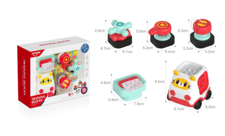 Jucarie Educationala Tip Set Montessori cu Jocuri Interactive de Construit [1]