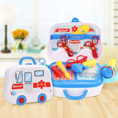 Set de Joaca Doctor in Gentuta, 13 Piese, cu Instrumente Medicale si Accesorii [1]