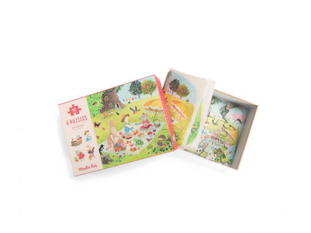 4 puzzle-uri anotimpuri, Moulin Roty [2]