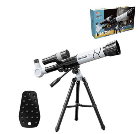 Jucarii si jocuri interactive pe varsta - Telescop Astronomic pentru Copii cu Trepied, Marire 20x-40x