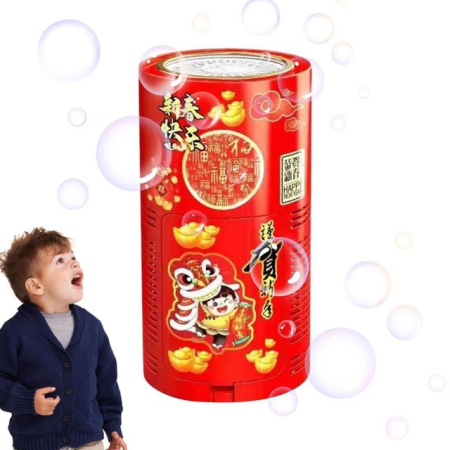 Jucarii Baloane de Sapun - Masina Automata de Facut Baloane de Sapun cu 20 Orificii, Jucarie cu Lumini LED si Muzica Model Artificii