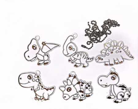 Set DIY Creeaza Pandantive, Model Dinozauri [1]