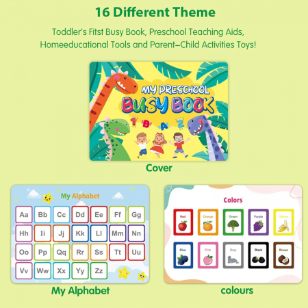 Carte Educativa Busy Book pentru Prescolari [4]