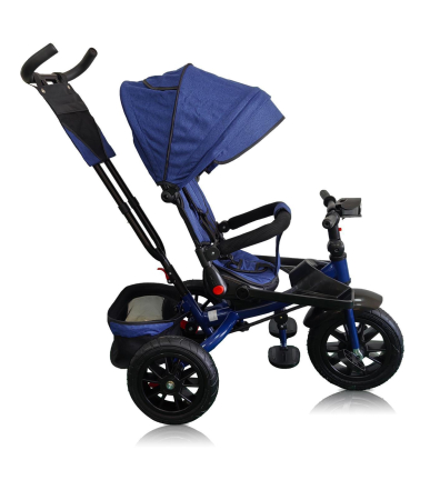 Tricicleta Evolutiva 4 in 1 cu Scaun Reversibil, Maner Parental, 8 Luni+, Albastru Inchis [2]