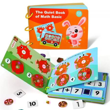 Copii 5 ani+ - Carte Educativa Busy Book, Matematica de Baza