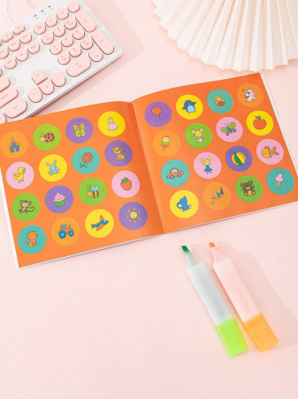 Carte de colorat cu 32 de stickere [2]