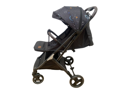 Carucioare - Carucior 4 Roti, Pliabil, cu Husa Protectie Picioruse - Stele