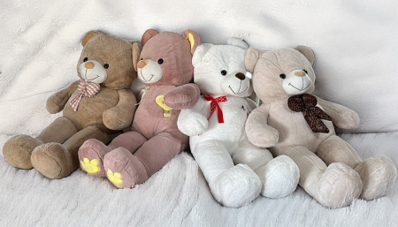 Jucarii de plus - Urs de Plus 105 cm - Dragalasenie Pufoasa