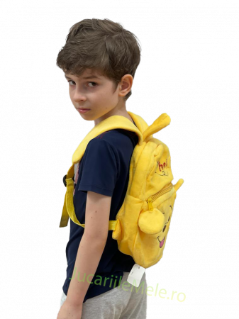 Rucsac din plus de tip ghiozdanel pentru copii Galben Winnie the Pooh [2]