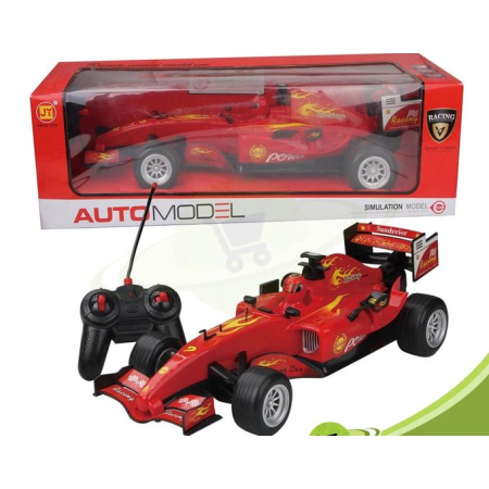 Copii 4 ani+ - Masina Formula 1 cu Telecomanda, Viteza 14 km/h, 36 cm, Rosu