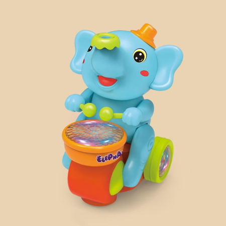 Jocuri si jucarii educative pentru copii - Elefant care Merge la Plimbare