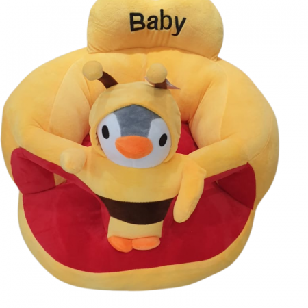 Jucarii de plus - Fotoliu din plus pentru Bebelusi Albinuta cu Caciulita