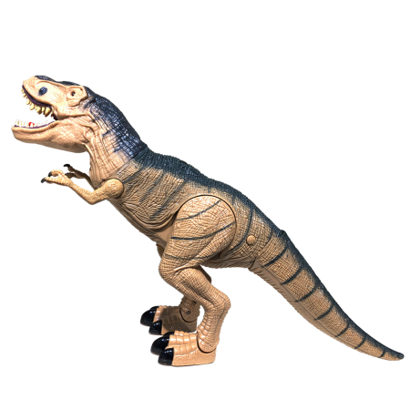Copii 4 ani+ - Dinozaur T-Rex Interactiv cu Telecomanda, Fum, Lumini si Sunete, 50,7 cm