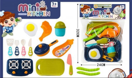 Jucarii si jocuri interactive pentru  copii - Set de Bucatar, Joc de Rol cu 14 Piese