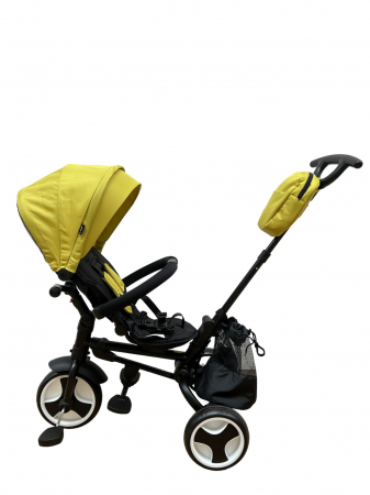 Tricicleta Pliabila pentru Copii, Reversibila, Spatar Reglabil - L-Sun Galben [4]