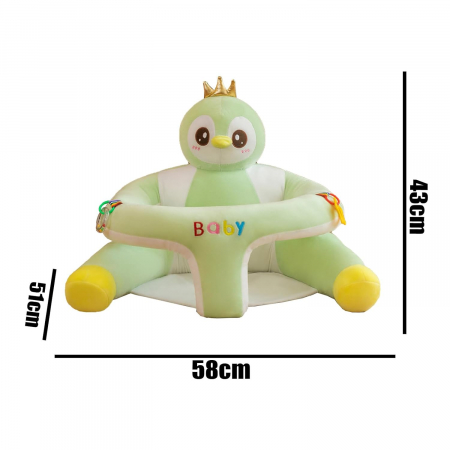 Fotoliu din plus pentru copii cu jucarii atasate, model animalute vesele [2]