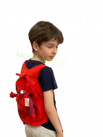 Rucsac din plus de tip ghiozdanel pentru copii Rosu SpiderMan [3]