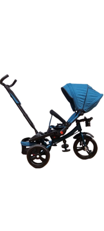 Tricicleta Evolutiva 4 in 1 cu Scaun Reversibil, Maner Parental, 8 Luni+, Albastru [1]