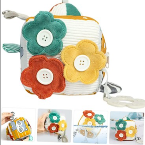 Cub Senzorial Moale pentru Bebe, 8 Activitati [2]