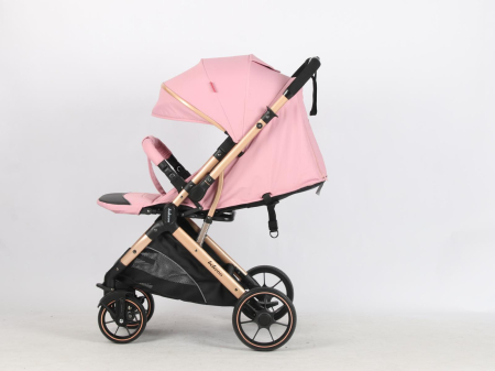 Carucior Sport Tip Troller Pliabil, Maner Reversibil, Spatar Reglabil ROZ BOMBON [2]