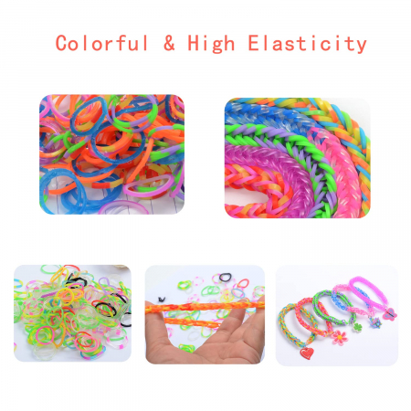 Set DIY cu Bratari, Elastice Multicolore si Accesorii [2]
