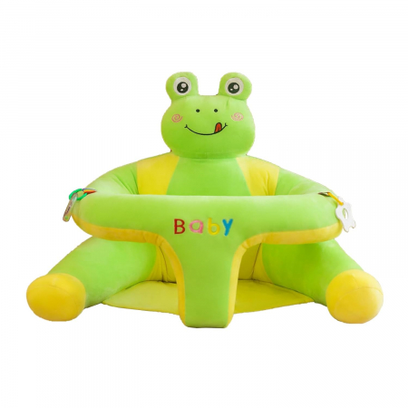 Fotoliu din plus pentru copii cu jucarii atasate, model animalute vesele [1]