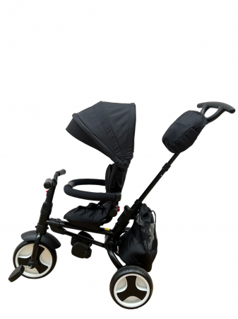 Tricicleta Pliabila pentru Copii, Reversibila, Spatar Reglabil -  L-Sun Negru [1]