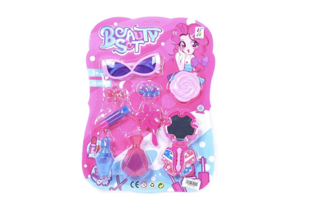 Jucarii copii si bebe - Set de Frumusete pentru Fetite cu Ochelari, Oglinda si Accesorii