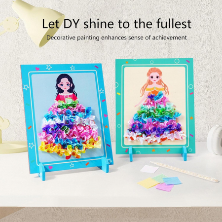 Joc Educativ si Creativ, Broderie pe Rochita Printesei [4]
