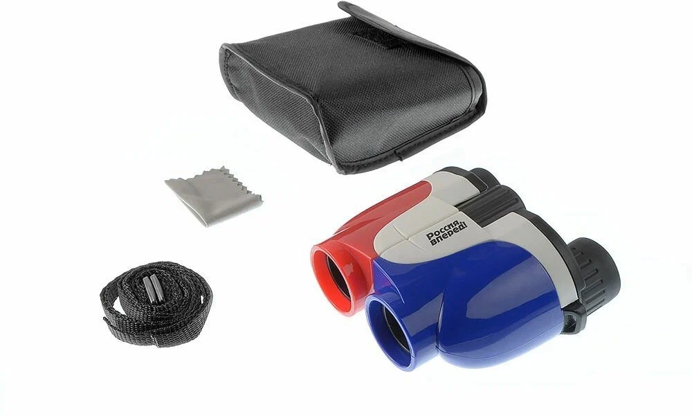 Copii 4 ani+ - Micul Explorator, Binoclu 10x25 cu Busola, Husa si Curea