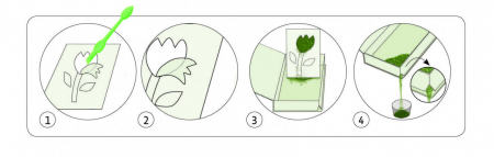Atelier creativ cu nisip si sclipici Pasari, Djeco [7]