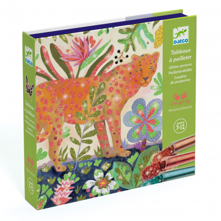 Atelier creativ cu sclipici Tropico, Djeco [4]