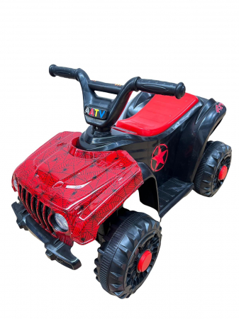 Jucarii si jocuri interactive pentru  copii - ATV electric cu melodii roti plastic multicolor