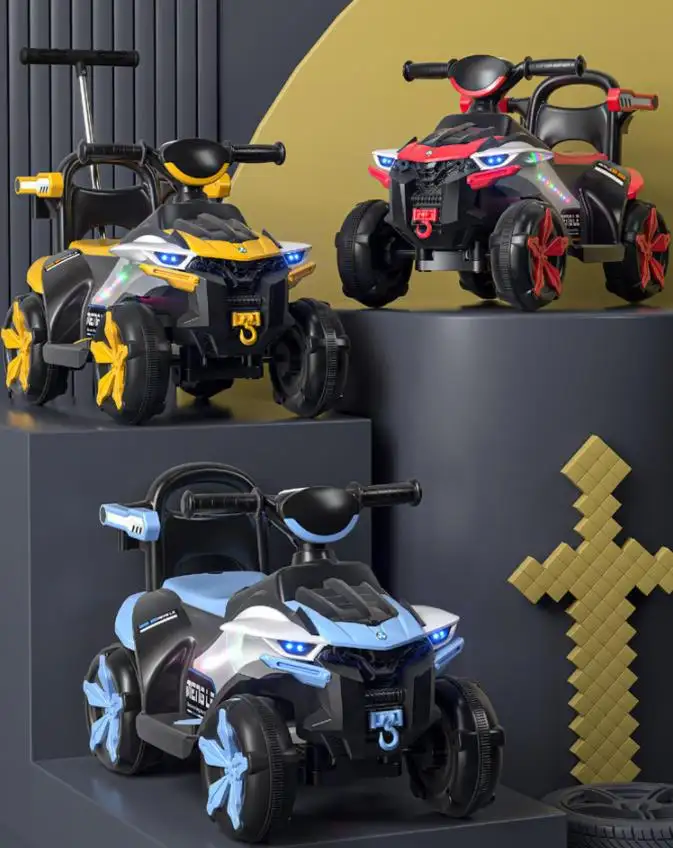 Jucarii de exterior - ATV Electric pentru Copii, cu Telecomanda, 25W