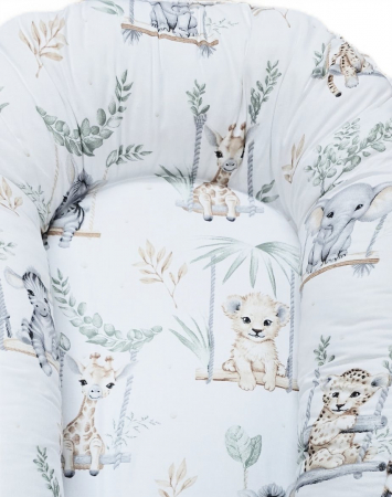 Baby nest din bumbac, Appekids, Safari [1]