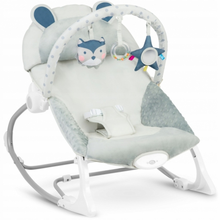 Camera copilului - Balansoar cu vibratii Ricokids 7308 - Gri