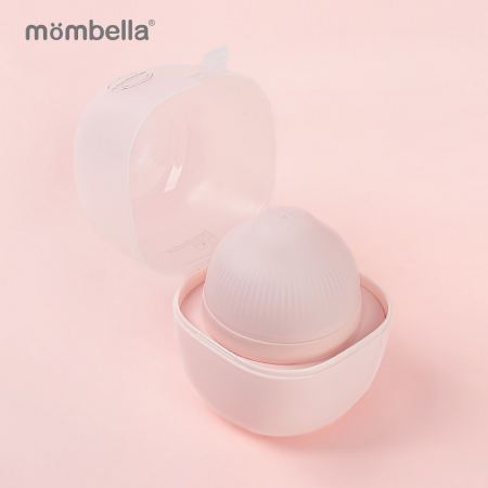 Biberon Anticolici Mombella Breast-Like, 120ml, Tetina S flux lent, 100% Silicon, Old Roze [4]