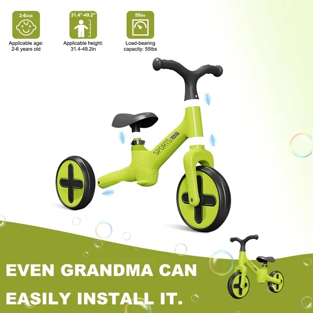 Bicicleta de Echilibru fara Pedale Happy Baby cu Roti de Cauciuc [4]