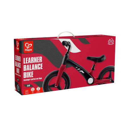 Bicicleta de echilibru pentru copii, rosie [2]