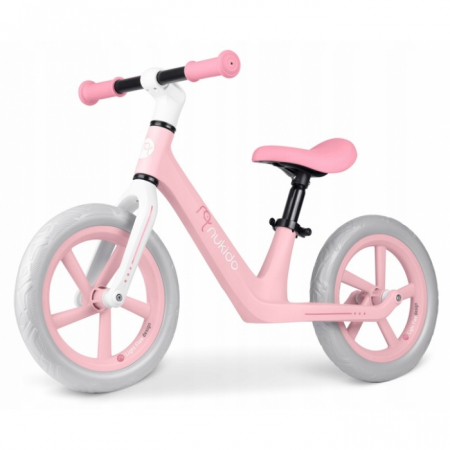 Biciclete - Bicicleta fara pedale pentru copii, 87 x 39 x 54 cm, roti EVA, Light Flee Nukido NK-604 - Roz